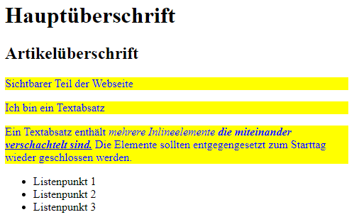 Mehrere Deklarationen in einem Block