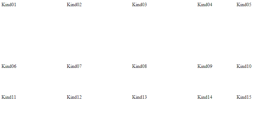 Raster vom Grid-Layout durch Kindelemente erkennbar