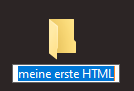 Ordner umbenennen