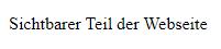 Ausgabetext im Webbrowser