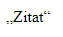 Zitate in HTML