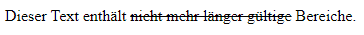 del-Element in HTML