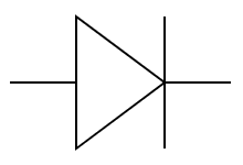 Schaltzeichen einer Diode